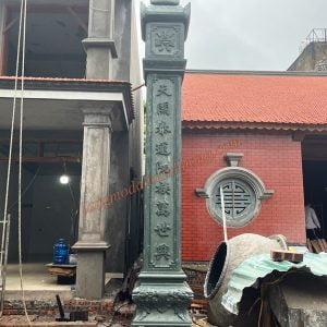 Mẫu cột đồng trụ đá xanh rêu 12 Mẫu cột đồng trụ đá xanh rêu 12