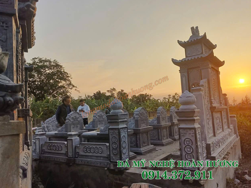 Công trình khu lăng mộ đá nhỏ tại Kim Sơn